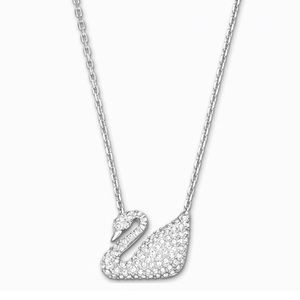 Swarovski swan crystal necklace